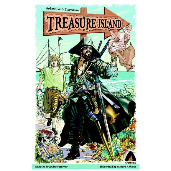 Campfire Graphic Novels: Treasure Island : The Graphic Novel (Paperback)