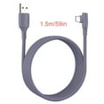 thumbnail image 4 of Maoww 5A Charging Cable Mobile Phone USB Elbow Data Transmission Cable Phone Elbow Charging Cord 1.5m Type-c, 4 of 9