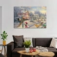 thumbnail image 6 of Mickeys & Minnies Victorian Christmas Canvas Poster Wall Art Picture Prints Hanging Photo Gift Decor Home Posters Artworks 12x18inch(30x45cm), 6 of 6