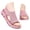 Pink, variant on Womens Orthopedic Walking Sandals Sport Outdoor Hiking Water Shoes with Arch Support Beige 7.5