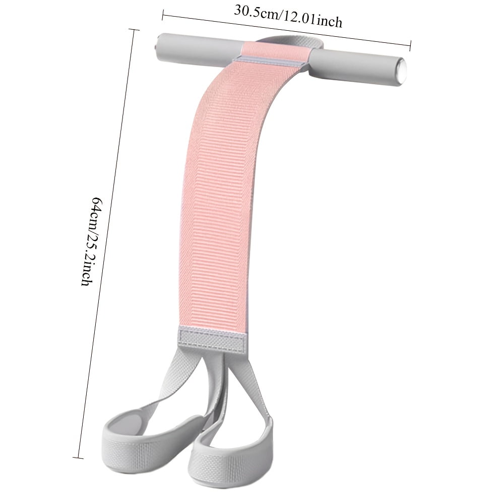 Multifunctional Fabric Resistance Band, Yoga Pull-Up Aid, Leg Stretching Strap for Sit-Ups, Elastic Rope for Core and Arm Workout, Full Body & Leg Strength Training