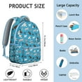 thumbnail image 6 of Compact Travel Backpack for Pet Lovers Cute Small Backpack for School Dog Bone and Paw Pattern Lightweight School Bag for Dog Fans, 6 of 6