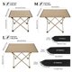 thumbnail image 1 of TOMSHOO Folding Camping Table Portable Lightweight Aluminum Camping Table for Outdoor Backpacking Cooking Picnics BBQ, 1 of 5