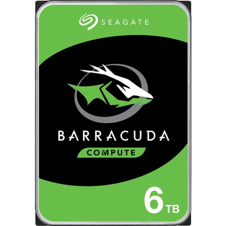 Seagate BarraCuda ST6000DM003 6 TB Hard Drive, 3.5" Internal, SATA (SATA/600)