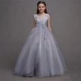thumbnail image 6 of ATOGUTA Flower Girl Dresses for Wedding A Line Pageant Dresses for Girls Princess Party Prom Ball Gowns Size 5T-16, 6 of 7