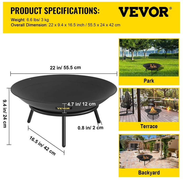 Portable Outdoor Fire Pit 16.5 Portable Outdoor Fire Pit 16.5