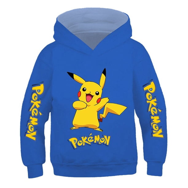 Sudaderas con capucha de Pokémon Pikachu para niños y niñas, abrigos finos de Pikachu, figura de Anime de dibujos animados, primavera y otoño