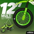 thumbnail image 4 of M8TRX Green 12V Mini Electric Child Dirt Bike, Battery Powered Toy Motorcycle, Kids Ride on, Ages 5 Years and up, 4 of 7