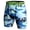 Blue, variant on MuXiKeJi Clothes Men and Youth Boys Gym Compression Tight Shorts Quick-Drying Breathable Running Fitness Underpants
