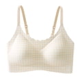 thumbnail image 4 of Fatuov Womens No Underwire Bra Push Up Comfortable Front Closure Bra for Casual Full Coverage Breathable Bra, All-Day Wear, Underwear 38A, 4 of 5