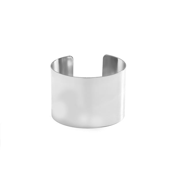 Pulsera Retro Geométrica Brillante con Diseño Pulsera Ancha para Mujer 1pcs