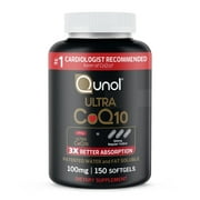 Qunol Ultra CoQ10, 100mg, Softgels (150 Count)