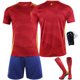 thumbnail image 1 of 2024 Copa de Europa España camiseta de local No. 9 Garvey 20 Pedri 7 Morata 19 Yamal camiseta de fútbolversión en blanco+calcetines+protectores de piernas, 1 of 1