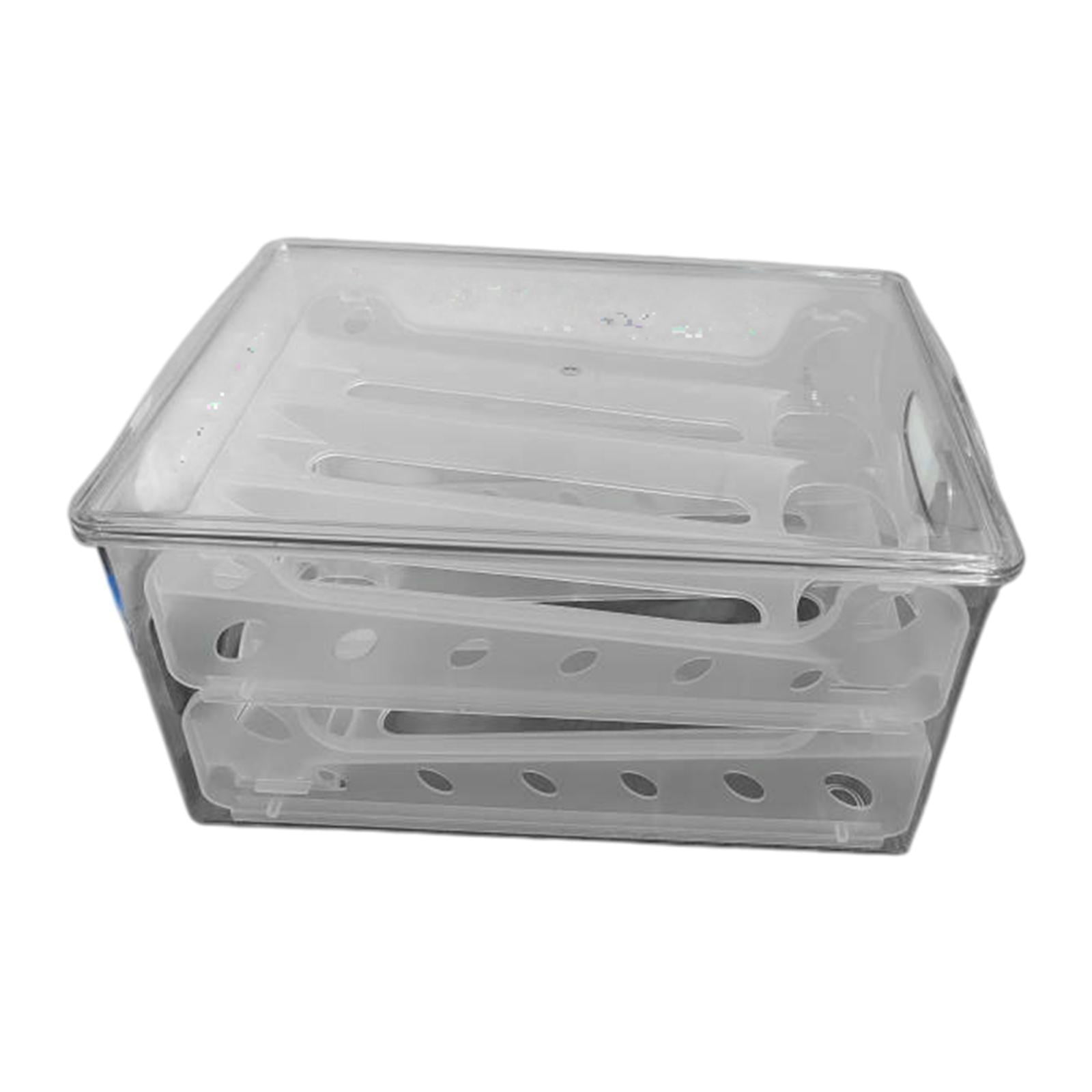Fiocias Egg Tray for Fridge Egg Container for Refrigerator 2 Saving Fridge Egg Dispenser