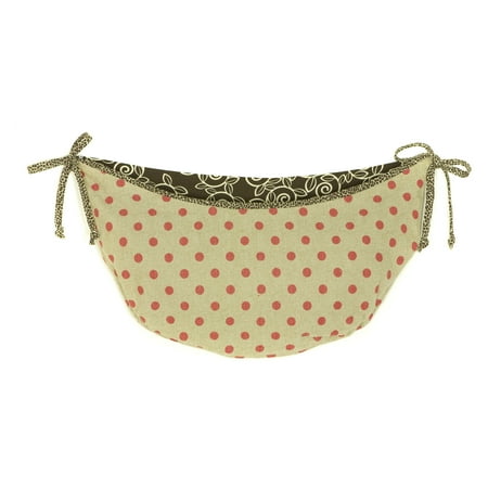 Cotton Tale Designs Raspberry Dot Toy Bag