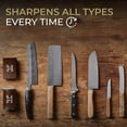 thumbnail image 2 of Rolling Knife Sharpener Kit – 3-Stage 400/1000/3000 Grit Discs – 15° & 20° Magnetic Angles – Replaceable Diamond & Ceramic Discs – Professional Kitchen & Chef Knife Sharpening System, 2 of 3