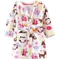 thumbnail image 1 of Albornoz unisex ZHAOCHENG con capucha para bebé pijama de franela 140 cm, 1 of 3