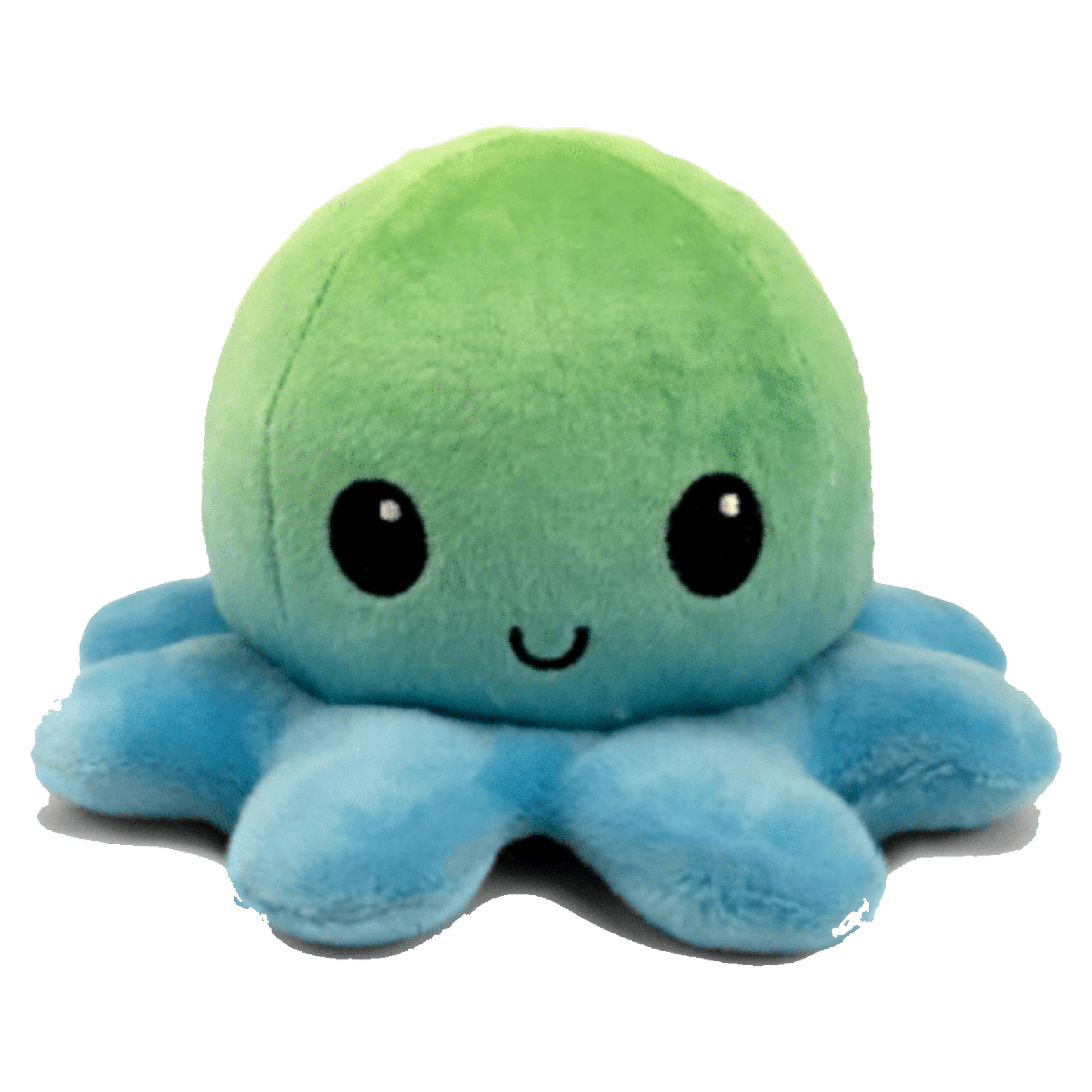 Rainbow Gradient Reversible Octopus Plushie [Happy + Angry] [Green ...