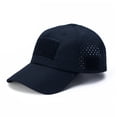thumbnail image 2 of Tactical Baseball Cap with Laser Cut Mesh and Patch Panel for Outdoor Sports Adjustable Perfect for Daily Commuting Outdoor Sports Baseball Breathable Fishing, 2 of 7