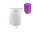 thumbnail image 4 of Aromatherapy Candle DIY Silicone Mould Resin Soap Cylinder Shaped Crafts Making, 4 of 4