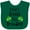 Green, variant on Inktastic Part Irish All Trouble St. Patrick's Day with Green Clovers Boys or Girls Baby Bib