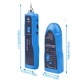 thumbnail image 2 of Rastreador de cables telefónicos Probador de cables de red Herramientas detectoras de mantenimiento de líneas eléctricas, Azul Eigraketly EL4581-03, 2 of 2
