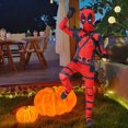 thumbnail image 4 of Disfraz Deadpool Halloween Transpirable para Y Adultos, 4 of 9
