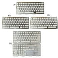 thumbnail image 3 of 120 Keycap Set Minimalist White Keycaps for Mechanical Keyboard English Japanese Russian Korean Languages, 3 of 10