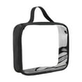 thumbnail image 3 of DOLITY Clear Toiletry Bag Portable Men Shaving Bag for Airport Gym and Hair Accessories black 19x4.5x16cm, 3 of 8