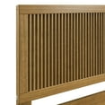 thumbnail image 6 of P'kolino Reeded Wood Twin Bed Frame with Headboard- Solid Wood, Natural Oak, for Kids, Teens, 6 of 7