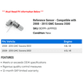 thumbnail image 2 of Reference Sensor - Compatible with 2008 - 2015 GMC Savana 3500 2009 2010 2011 2012 2013 2014, 2 of 2