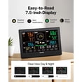 thumbnail image 4 of Pantalla VA inalámbrica 7 en 1 de Weather Station VEVOR de 7,5 pulgadas, 4 of 9