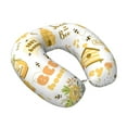 thumbnail image 2 of Gaeub Farm Bee Cute Honey Print Memory Foam Travel Pillow,U-Shaped Neck Pillow,Head Neck Support Airplane Pillow,Flight Pillow for Traveling,Car,Home,Office,Washable Cover, 2 of 8