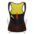 thumbnail image 2 of Women Sweat Waist Trainer Neoprene Waist Trainer Corset Sauna Sweat Vest Weight Loss Slimming Body Shaper Workout Tank Tops Women, 2 of 5