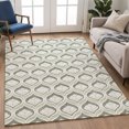 thumbnail image 6 of Addison Rugs Mayfield Premium Machine Washable Transitional Stripes Celery Rectangle Rug, 3' x 5', 6 of 6
