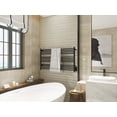 thumbnail image 2 of HEATGENE Towel Warmer 12 Bar Towel Dryer Wall-Mounted Plug-in Bath Towel Heater - Matt Black, 2 of 8