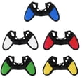 thumbnail image 2 of Para el controlador PS4, protector de manija de dos colores inalámbrico, funda de silicona, cubierta, pegatina para la piel kenally PJ5549-01B, 2 of 2