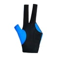 thumbnail image 1 of Guante de Billar de 3 Dedos, Guante Elástico para Mano Izquierda, Ligero, Guante para Taco de Billar, Guante para Taco de Billar para Mujeres Y Hombre Azul, 1 of 8