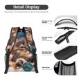 thumbnail image 4 of Yiaed Playful Cat Print School Backpack College Backpack Daypacks for Students High School Spacious and Durable Daypack for Work and Travel-One Size, 4 of 6