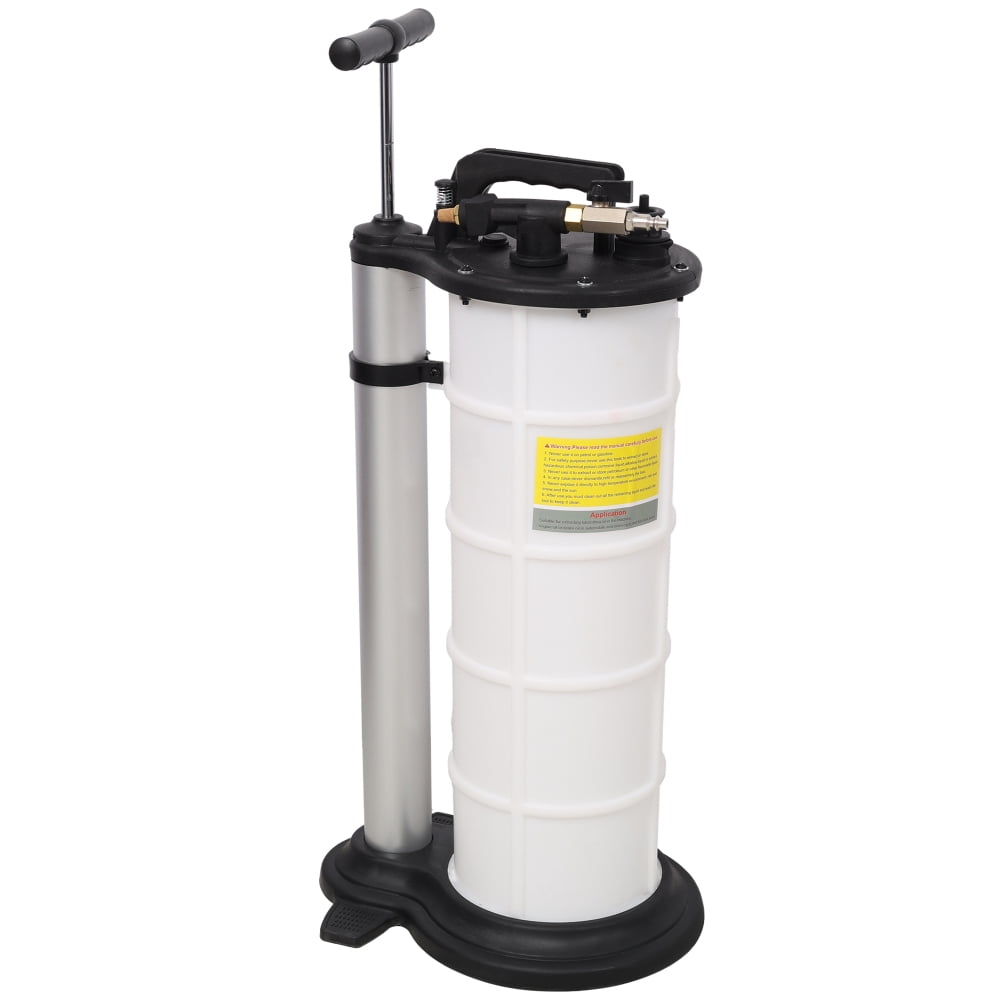 9L Dual-Mode Oil Extractor - Pneumatic & Manual Fluid Evacuator - for Automotive Oil Changes & Maintenance