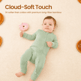 thumbnail image 5 of PatPat Baby Pajamas Bamboo Viscose Snug Fit Baby Sleepers 2-Way Zipper Footie Romper Bodysuit Baby Gifts Baby Boy Clothes Baby Girl Clothes 12-18M, 5 of 12