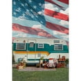 thumbnail image 2 of America Forever Patriotic Camping House Flag Double Sided USA Summer American Campsite Camping Trailer Van RV Camping Flags for Campers Seasonal Yard Outdoor Decorative Flag - 28 x 40 Inch, 2 of 3