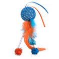 thumbnail image 6 of Multipet Mesh Feather Ball Cat Toy Color:Assorted Packs:Pack of 1, 6 of 7
