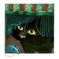 thumbnail image 3 of Seeley, Laura 20x20 Black Modern Framed Museum Art Print Titled - Peek-A-Boo (Yellow), 3 of 5