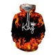 thumbnail image 3 of Sudadera con capucha para hombre y mujer, con estampado 3D, a la moda, con diseño de rey y reina, para él y para ella, informal, de gran tamaño, 3 of 5