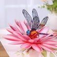 thumbnail image 2 of Pop Up Birthday Card for Women, Dragonfly&Gerbera Daisies Flower 3D Card, Ideal Gift for Birthday, Mother’s Day, Valentines, Thank You, All Occasion for Her, Wife, Mom, Grandma, Sister, Daughter, 2 of 6