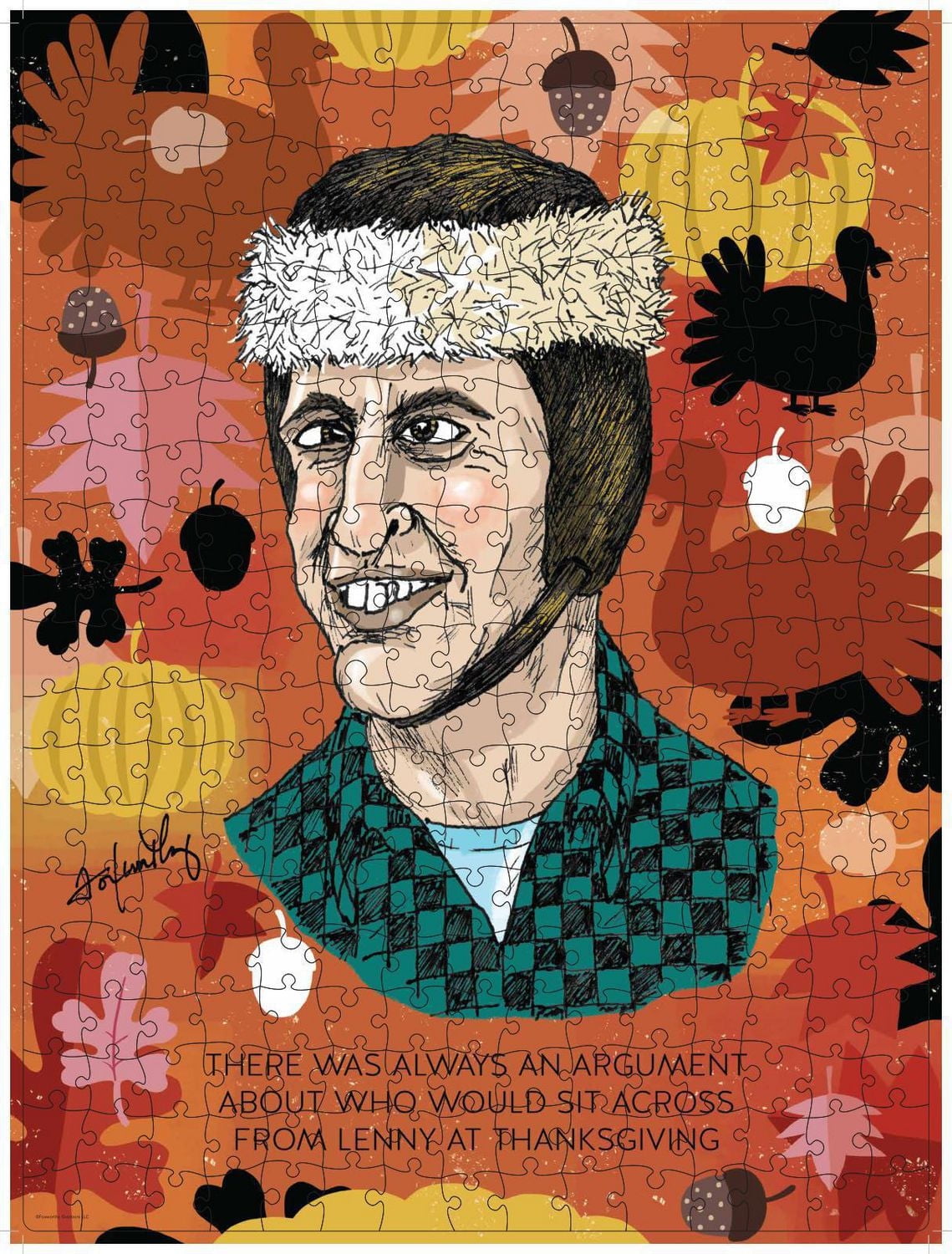 Southern Draw - Art by Jeff Foxworthy 300-Piece Puzzle - Lenny