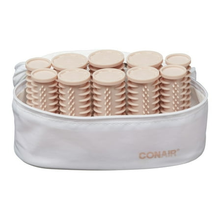 Conair Double Ceramic Hot Hair Rollers Set with Multi-Size Rollers for Voluminous Curls