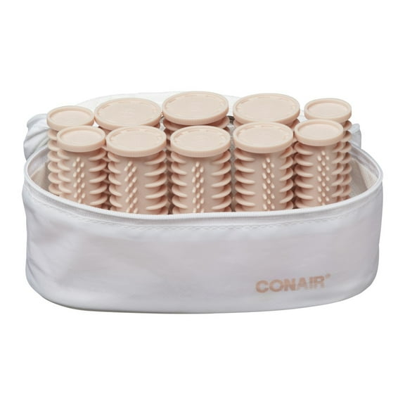 Conair Double Ceramic Hot Hair Rollers Set with Multi-Size Rollers for Voluminous Curls