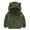 Army Green, variant on Boy Fleece Jacket Bear Ear Hooded Boys Long Sleeve Lightweight Zip Up Fuzzy Jacket Toddler Winter Coats Boys 12-18 Months